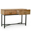 Ex Display - CDT2327-NI 1.2m Reclaimed Pine Console Table - Black Base