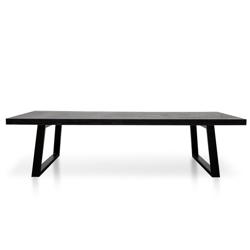 Ex Display - CDT2746 3m Reclaimed Dining Table - 120cm (W) - Full Black