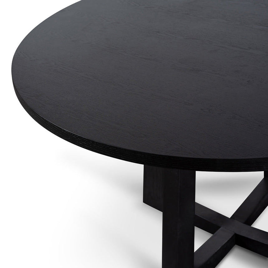 Ex Display - CDT587-SD 1.2m Dining Table - Black