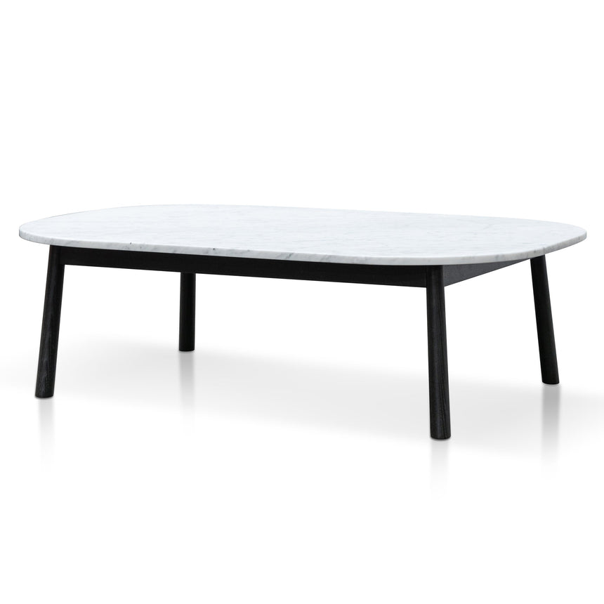 CCF8582-DW 1.3m Marble Coffee Table - Black