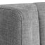 CBD6928-MI - Wide Base King Sized Bed Frame - Flint Grey