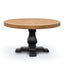 CDT6067 1.4m Natural Round Dining Table - Black Base