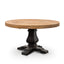 CDT6067 1.4m Natural Round Dining Table - Black Base