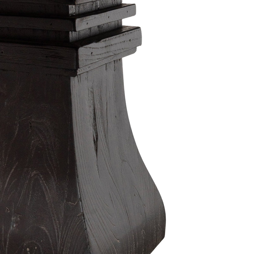 CDT6067 1.4m Natural Round Dining Table - Black Base