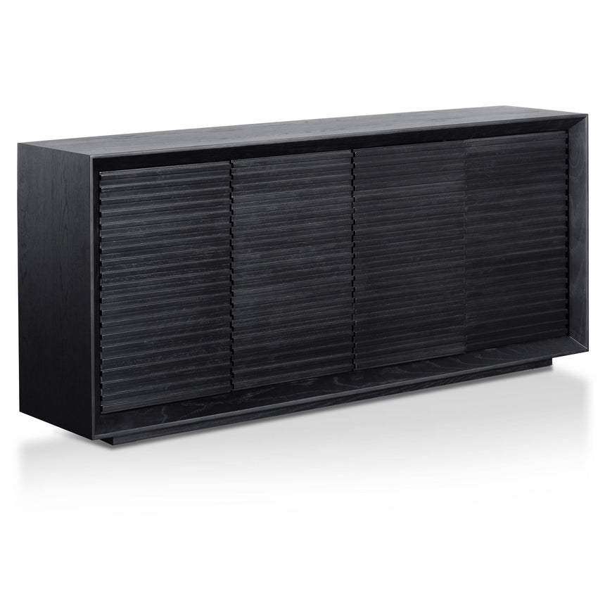 Ex Display - CDT6202-CN 1.8m Wooden Sideboard - Black Oak