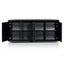 Ex Display - CDT6202-CN 1.8m Wooden Sideboard - Black Oak