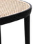 Ex Display - CDC6296-SD Rattan Dining Chair - Black with Natural Seat