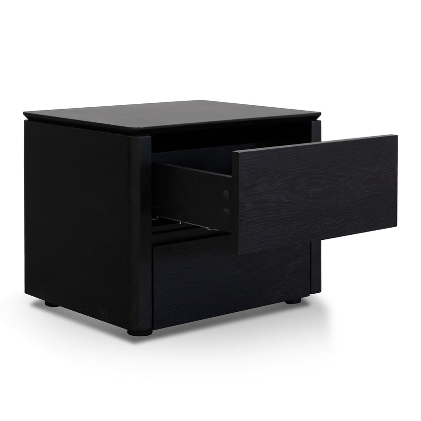 Ex Display - CST2844-CN - Bedside Table - Black Oak Veneer