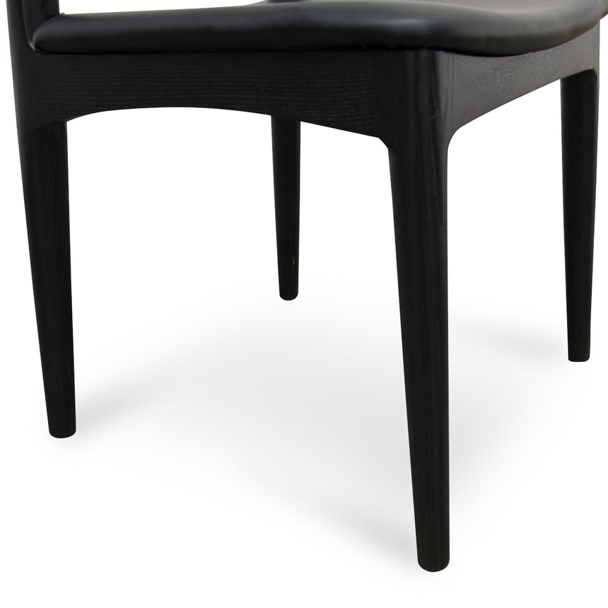CDC183-SD Elbow Dining Chair - Black (Set of 2)