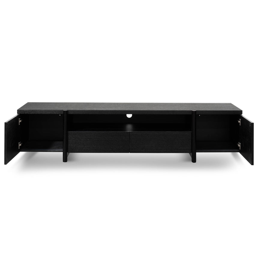 Ex Display - CTV2611-BB 2.1m Entertainment TV Unit - Black Oak