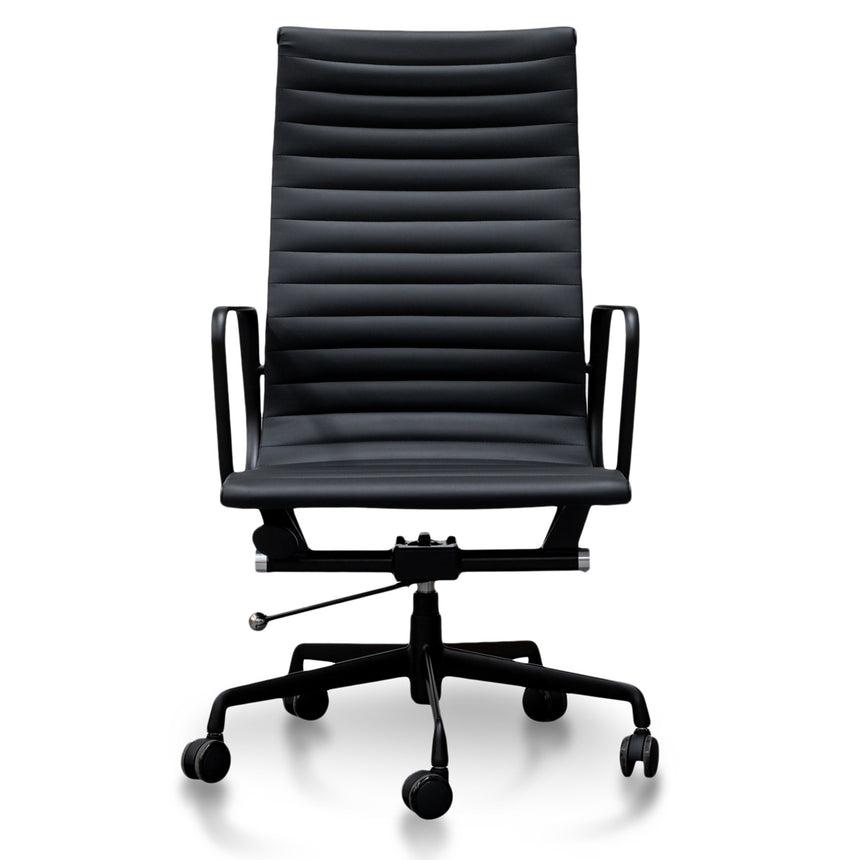 COC250 PU Leather Office Chair - Black