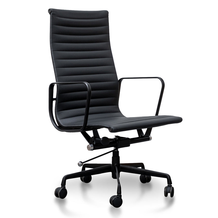 COC2970-YS - Executive Leather Office Chair - Full Black