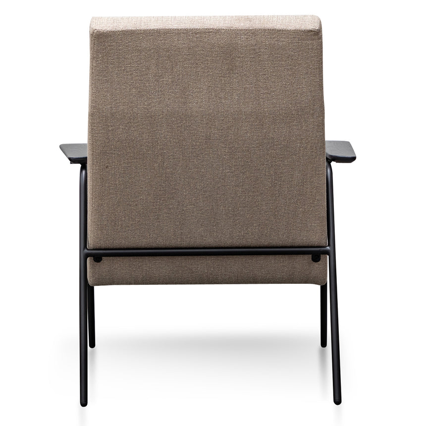 CLC2987-SU Fabric Armchair in Sand Grey - Black