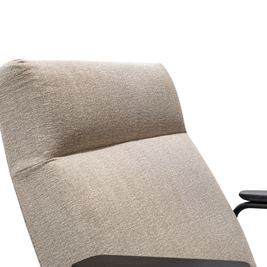 CLC2987-SU Fabric Armchair in Sand Grey - Black