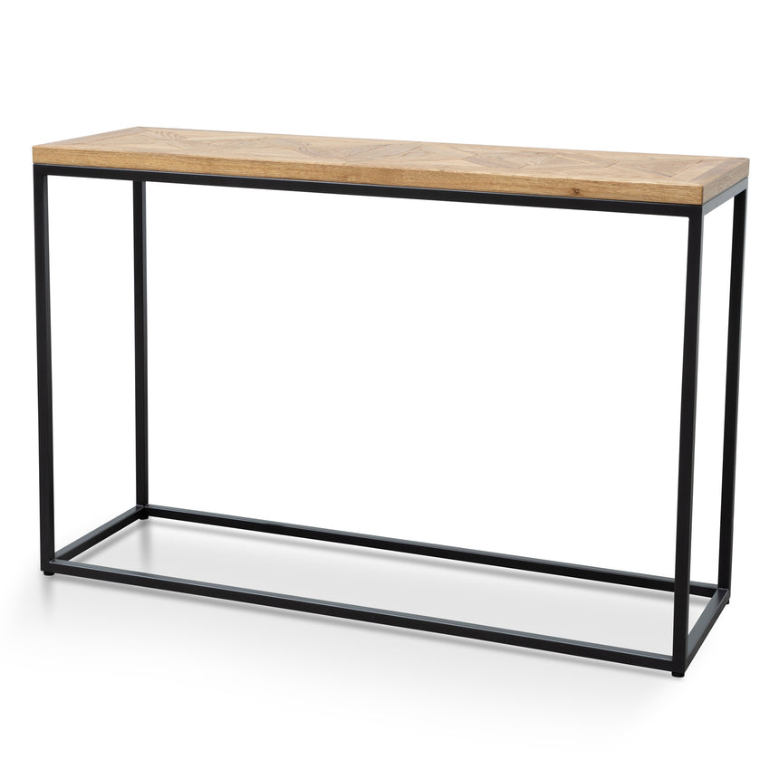 CDT2424-BS Glass Console Table - Brushed Gold Base