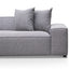 CLC2850-CA 3 Seater Left Chaise Sofa - Graphite Grey