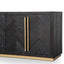 CDT2806-VN Wide Sideboard - Black and Brass