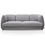 CLC2875-KSO 3 Seater Fabric Sofa- Graphite Grey