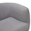 CLC2875-KSO 3 Seater Fabric Sofa- Graphite Grey