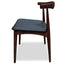 Ex Display - CDC181  Elbow Dining Chair - Dark Brown
