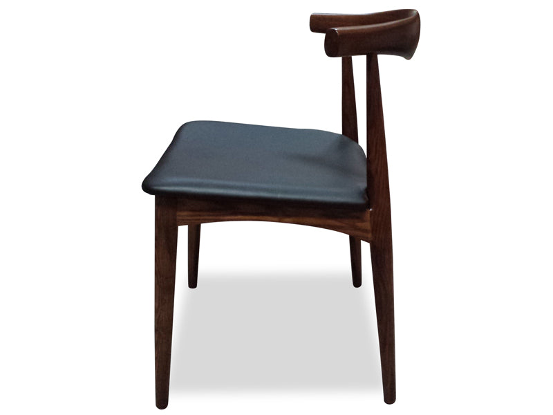 Ex Display - CDC181  Elbow Dining Chair - Dark Brown