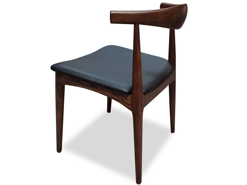 Ex Display - CDC181  Elbow Dining Chair - Dark Brown