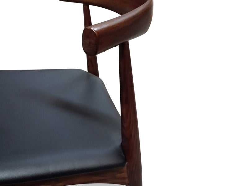 Ex Display - CDC181  Elbow Dining Chair - Dark Brown