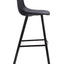 CBS2013-SE 80cm Bar Stool in Black Fabric (Set of 2)