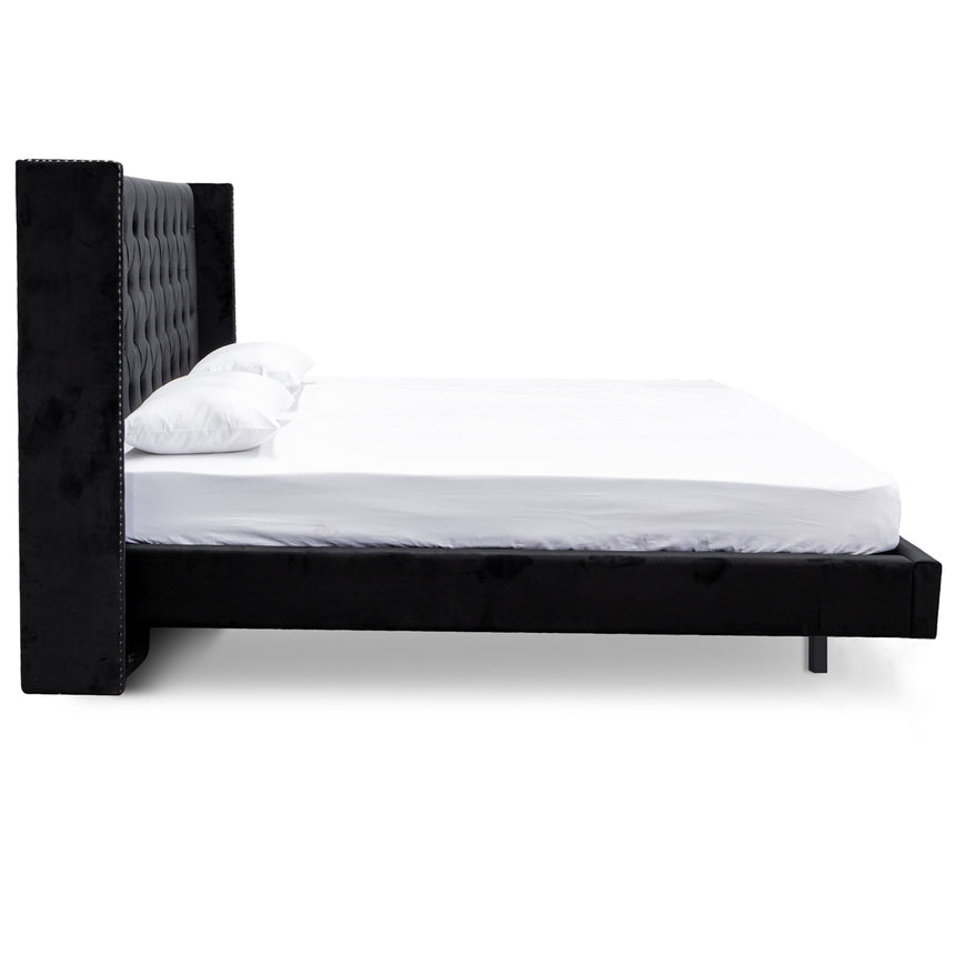 CBD8099-MI Queen Bed Frame - Black Velvet
