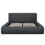 CBD2998-YO - Queen Bed frame in Fossil Grey Fabric