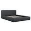 CBD2998-YO - Queen Bed frame in Fossil Grey Fabric
