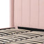 CBD6357-YO Fabric King Bed - Blush Pink with Storage