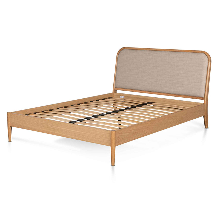 CBD8831-YO Fabric Queen Bed Frame - Clay Grey