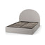 CBD6575-YO Fabric Queen Bed - Pearl Grey with Storage