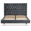 CBD8098-MI King Bed Frame - Charcoal Velvet