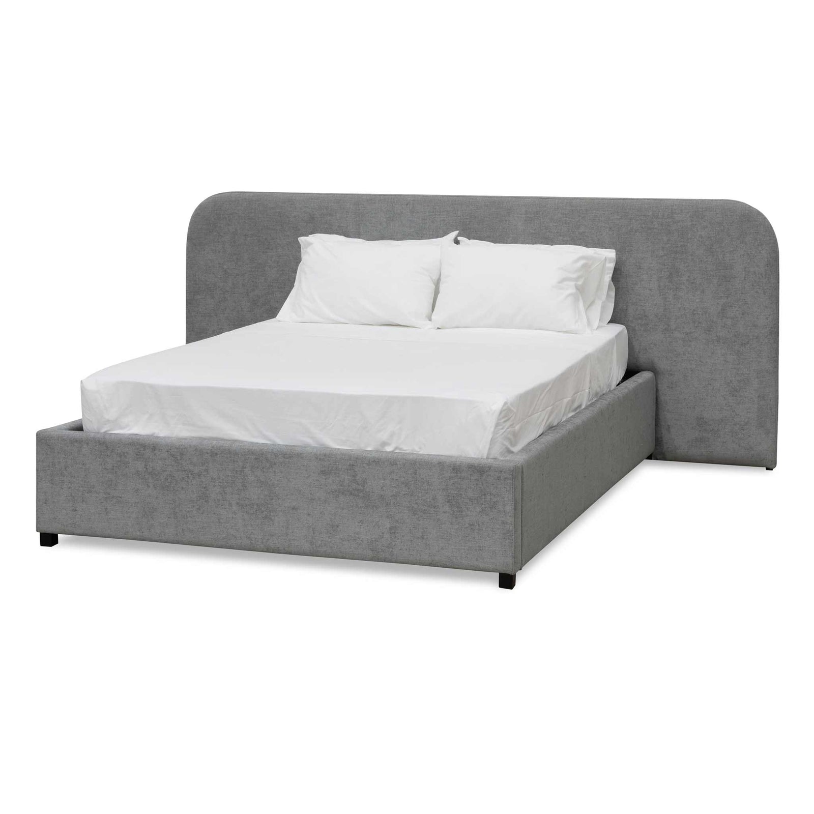 CBD6590MI Queen Bed Frame Flint Grey Calibre Furniture