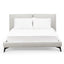 CBD6636-YO Fabric Queen Bed - Pearl Grey