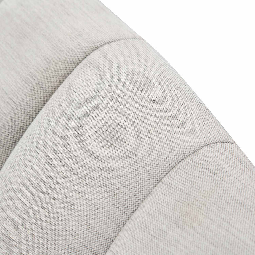 CBD6637-YO Fabric Queen Bed - Pearl Grey