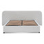 CBD6843-MI King Sized Bed Frame - Snow Boucle