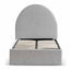 CBD6898-YO Single Sized Bed Frame - Cloudy Pepper Boucle with Storage