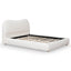 CBD8147-YO Queen Bed Frame - Cream White Boucle