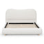 CBD8147-YO Queen Bed Frame - Cream White Boucle