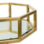 CBR6956-KS Bar Cart - Mirror and Gold Base