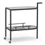 CBR8063-KS Glass Bar Cart - Black