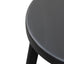 CBS2941-NH 46cm Wooden Seat Low Stool - Full Black