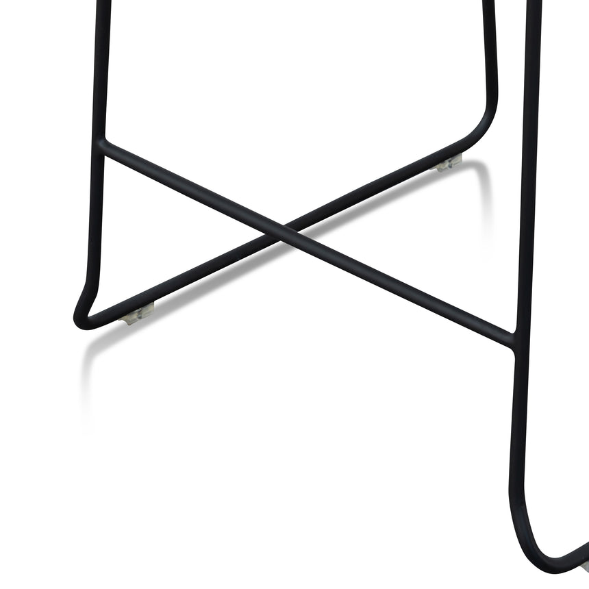 CBS2942-NH 65cm Wooden Seat Bar Stool - Black