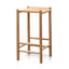 CBS2977-OW 65cm Oak Bar Stool - Natural