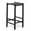 CBS2978-OW 65cm Oak Bar Stool - Black