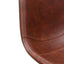CBS6219-SE 80cm Bar Stool - Cinnamon Brown PU Leather (Set of 2)