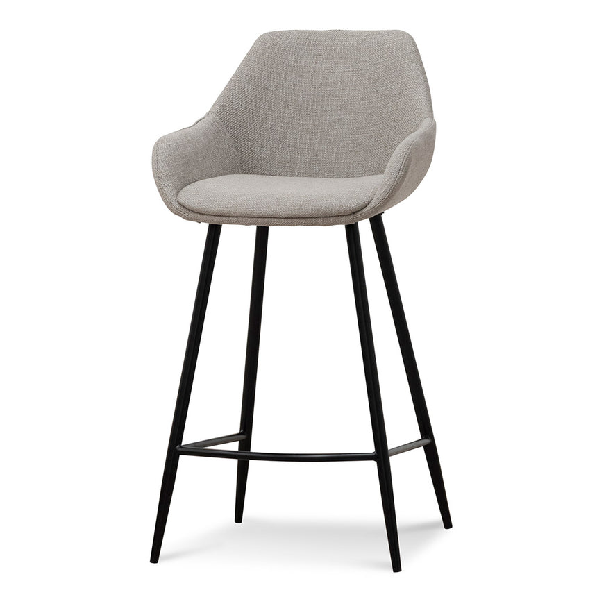 CBS6683-SE - 68cm Fabric Bar Stool - Beige - (Set of 2)